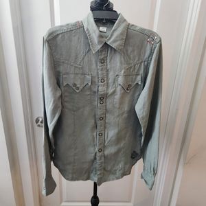 Parasuco Snap buttons shirt. Sz M. New without tags